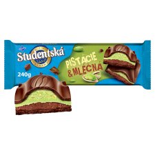 ORION ŠTUDENTSKÁ PEČAŤ Milk Chocolate Pistachios and Hazelnut Cream 240 g