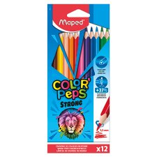 Maped Color' Peps Strong Wood Free Colored Pencils 12 pcs