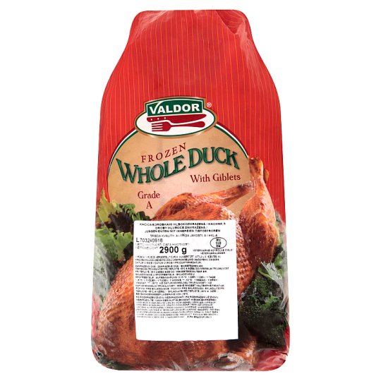Valdor Frozen Whole Duck with Giblets 2900 g Tesco Groceries