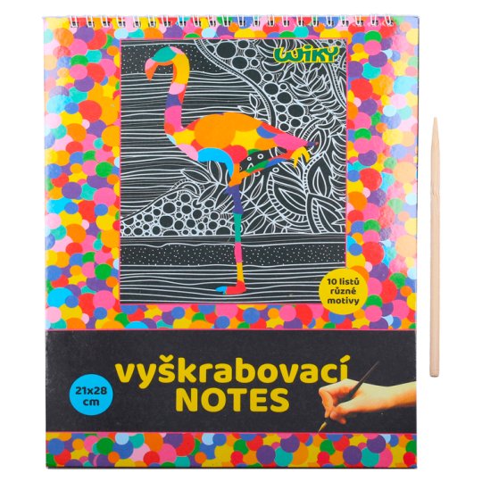 Scratch Book 21 x 28 cm / 10 Pages Tesco Groceries