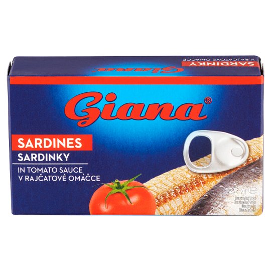 Giana Sardinky v paradajkovej omáčke 125 g