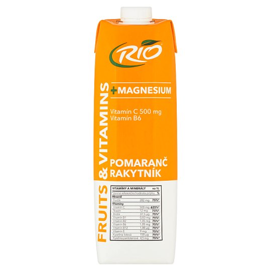 Rio Pomaranč rakytník + magnesium 1 l