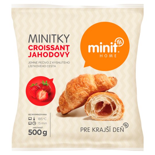 Minit Home Minitky croissant jahodový 500 g