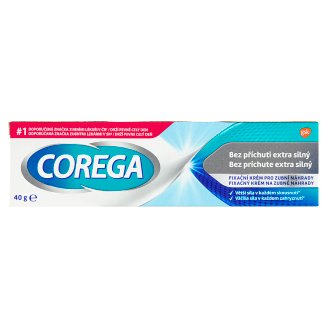 Corega Bez príchute extra silný fixačný krém 40 g