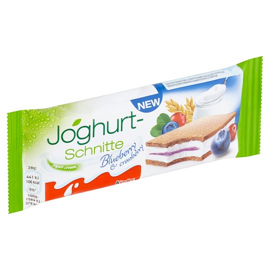 Kinder Joghurt-Schnitte Blueberry & Cranberry 28 g