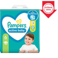 Pampers Active Baby Nappies Size 6 X56, 13kg-18kg