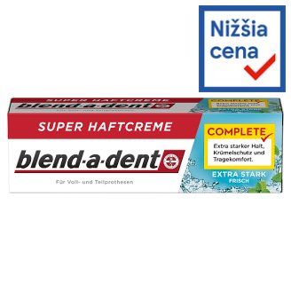 Blend-a-dent Complete Fresh Fixačný Krém Na Protézu 47 g