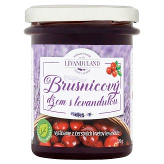 Levanduland Originál brusnicový džem s levanduľou 220 g