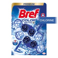 Bref Color Aktiv Chlorine Solid Toilet Block 2 x 50 g