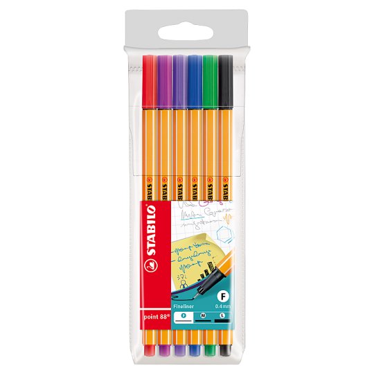 Stabilo Point 88 Fineliners 6 Pcs - Tesco Groceries