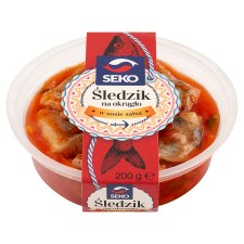 Seko Pieces of Marinated Herring Fillet wihtout Skin with Vegetable-Fruit Sauce 200 g