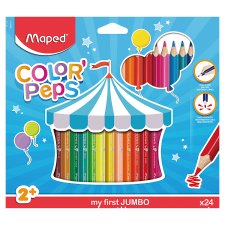 Maped Color' Peps Jumbo Colored Pencils 24 pcs
