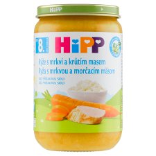HiPP Bio ryža s mrkvou a morčacím mäsom 220 g