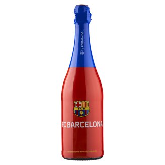 FC Barcelona Nealkoholický sýtený nápoj s jablkovou a jahodovou šťavou 750 ml