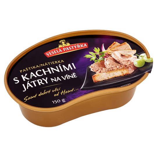 Veselá Pastýřka Nátierka s kačacou pečeňou na víne 150 g