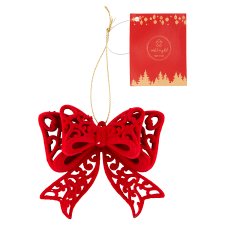 Flocking Bow Hanging Decoration 11 cm