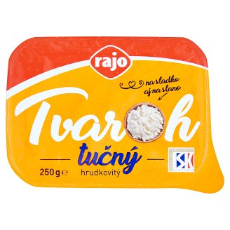 Rajo Tvaroh tučný hrudkovitý 250 g