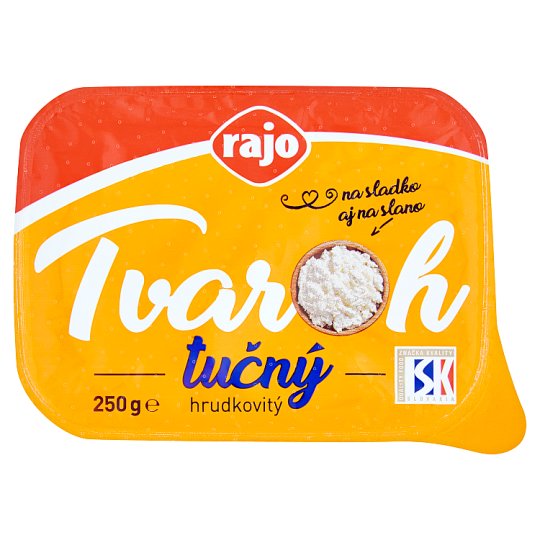Rajo Tvaroh tučný hrudkovitý 250 g
