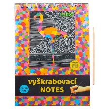 Vyškrabovaci notes 10 listov 14 x 20 cm