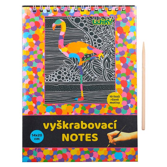 Scratch Book 14 x 20 cm / 10 Pages Tesco Groceries