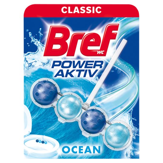 Bref Power Aktiv Ocean Breeze tuhý WC blok 50 g