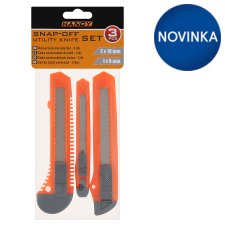 Handy Snap-Off Utility Knife Set 3 pcs