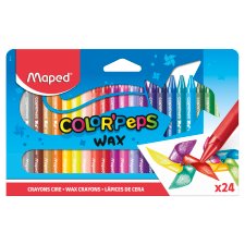 Maped Color' Peps Wax Crayons 24 pcs