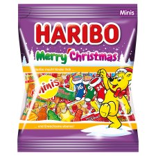 Haribo Merry Christmas Minis želé s ovocnými príchuťami 250 g