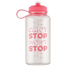 Tesco Plastic Sipper Bottle Pink 1 L