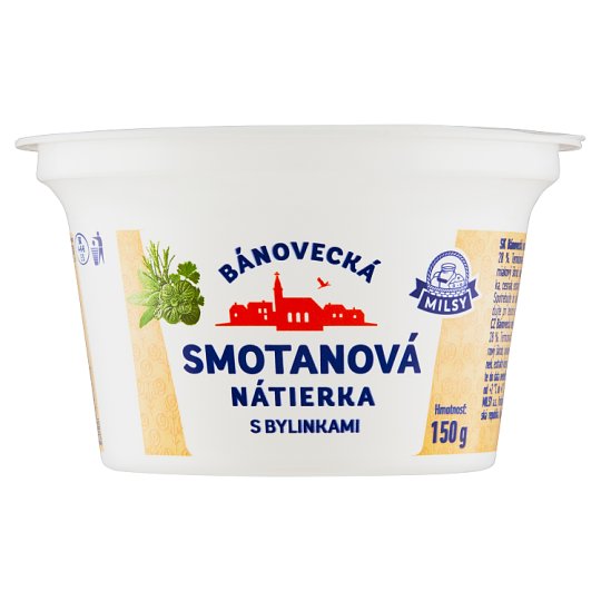 Milsy Bánovce Cream Spread with Herbs 150 g
