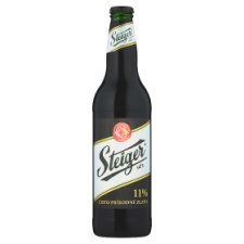 Steiger Pivo výčapný ležiak 11% tmavý 0,5 l