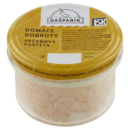 Gašparík Liver Pate 140 g