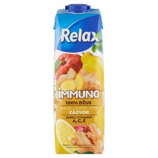 Relax Immuno 100% džús jablko citrón tekvica zázvor 1 l