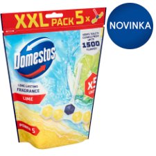 Domestos Power 5 Lime Solid WC Block XXL 5 x 50 g