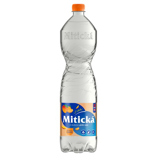 Mitická Mango & pomaranč sýtený nealkoholický nápoj 1,5 l