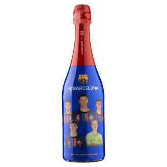 FC Barcelona Nealkoholický sýtený nápoj s jablkovou šťavou 750 ml