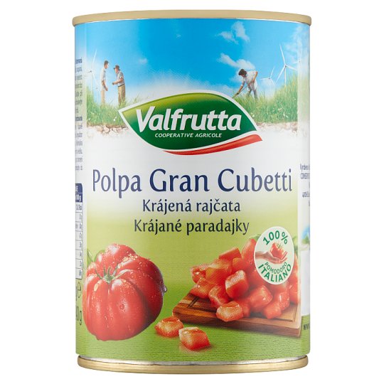 Valfrutta Krájané paradajky 400 g