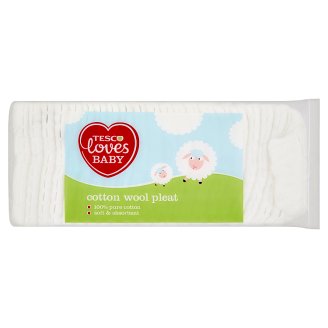 Tesco Loves Baby Skladaná vata 200 g
