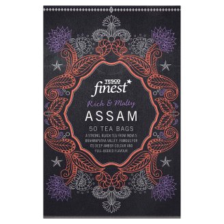 Tesco Finest Assam čierny čaj, porciovaný 125 g