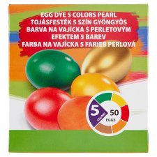 Color for Eggs 5 Colors Pearl 20 g