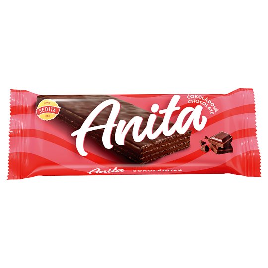 Sedita Anita Čoko tmavé oblátky s náplňou v kakaovej poleve 50 g