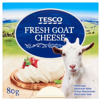 Tesco Prírodný kozí syr 80 g
