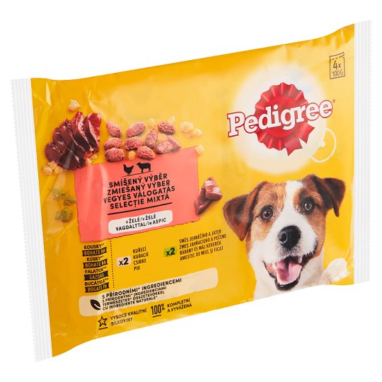 Pedigree Vital Protection S kuracím a s jahňacím v želé 4 x 100 g