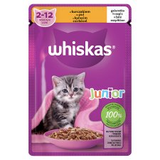 Whiskas Junior S kuracím v želé 85 g