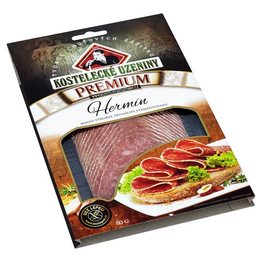Kostelecké Uzeniny Premium Hermín 80 g