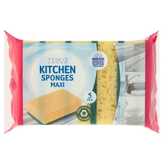 Tesco Kuchynské špongie 5 ks