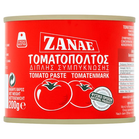 Zanae Tomato Paste Extra Thick 200 g Tesco Groceries