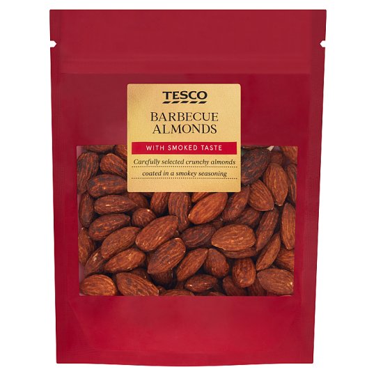 Tesco Mandle jadrá s príchuťou BBQ 150 g