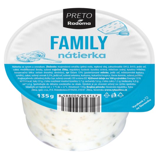 Ryba Žilina Preto Family Spread 135 g