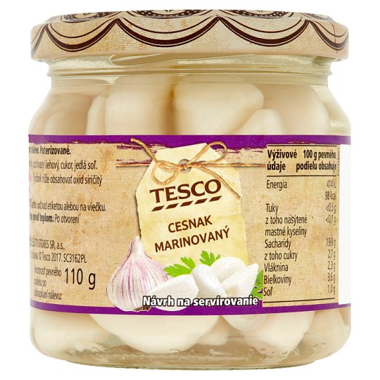 Tesco Pickled Garlic 195 g